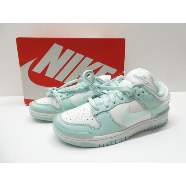 ナイキ NIKE W DUNK LOW TWIST SUMMIT WHITE / JADE ICE ...