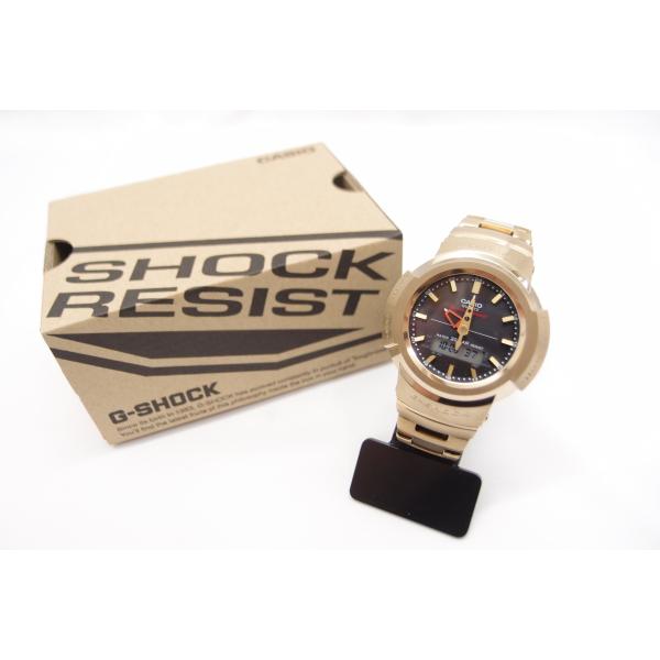 CASIO カシオ G-SHOCK AWM-500GD フルメタル ソーラー 20気圧防水 腕時計 ...