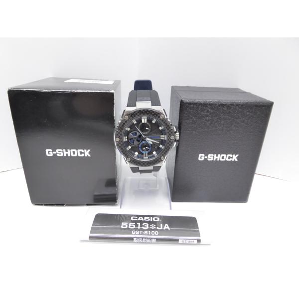 CASIO カシオ G-SHOCK G-STEEL GST-B100 ソーラー 腕時計 △WA553...