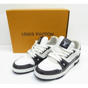 LOUIS VUITTON ルイヴィトン LVトレイナー ラインスニーカー SIZE:9 約27.5cm 靴 △WP1756｜thrift-webshop