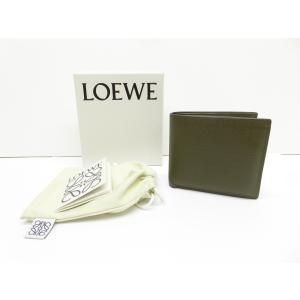 ロエベ LOEWE リピートアナグラム バイフォールド ウォレット 二つ折り財布 △WP1845