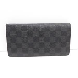 LOUIS VUITTON ルイ・ヴィトン ダミエ グラフィット ポルトフォイユブラザ 長財布 △WP1875｜thrift-webshop