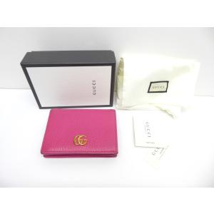 グッチ GGマーモント 三つ折り 財布 レディース GUCCI（グッチ） 財布 レディース ブランド プチマーモント GG