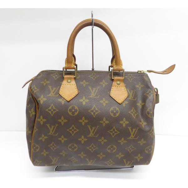 LOUIS VUITTON ルイ・ヴィトン モノグラム スピーディ25 ※パドロックキー欠品※ 鞄 ...