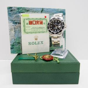 ROLEX ロレックス SUBMARINER Ref16610 P番 腕周約19ｃｍ 14コマ 中古 腕時計 ∴WP1795｜thrift-webshop