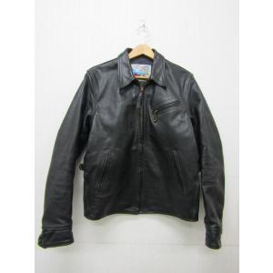 AERO LEATHERS  Aero Speed way LOCHCARRON OF SCOTLAND エアロレザー レザージャケット 中古 SIZE:40 ⊥FG6515｜thrift-webshop