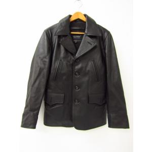 city streets/レザージャケット・ブルゾン/XL/レザー/BLK : セカンド