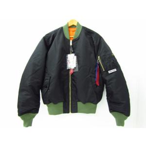 ON AIR オンエア × Alpha Industries MA-1 KYNE Bomber Jacket ボンバージャケット SIZE:L♪FG5604｜thrift-webshop