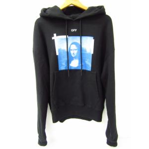 OFF-WHITE オフホワイト BLUE MONALISA OVER HOODIE モナリザ パーカー フーディー SIZE:M♪FG5816｜thrift-webshop