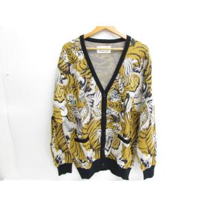 WACKO MARIA ワコマリア TIM LEHI JACQUARD CARDIGAN タイガー柄 ジャガードカーディガン SIZE:M ☆FG6233｜thrift-webshop