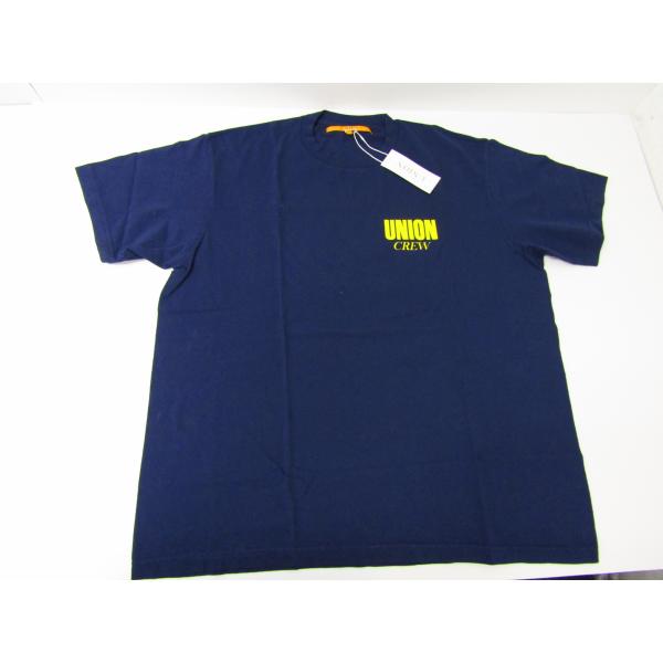 UNION FACTION TEE プリント ロゴ Tシャツ ネイビー メンズ SIZE:XL ⊥F...