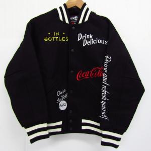 ATMOS LAB × COCA-COLA アトモスラボ コカ・コーラ VARSITY JACKET スタジアムジャンパー スタジャン サイズ：M ∩FG7676