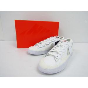 Sacai×NIKE BLAZER LOW &quot;WHITE PATENT LEATHER&quot; DM644...