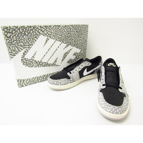 NIKEナイキ AIR JORDN 1 RETRO LOW OG  / BLACK CEMENT /...