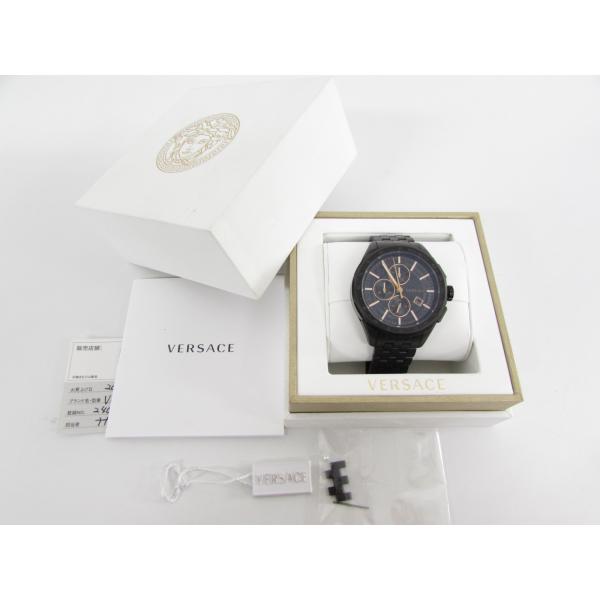VERSACE ヴェルサーチ グレーズ VEBJ00618 クロノグラフ 腕時計 ▼AC23751