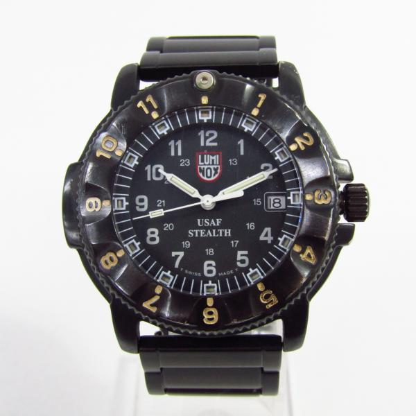 LUMINOX ルミノックス 3400 ナイトホーク F-117 クォーツ 腕時計 ▼AC26514