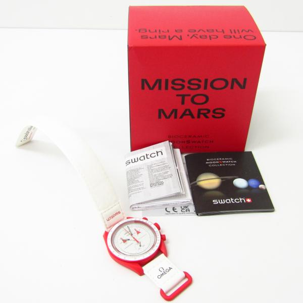 OMEGA × Swatch オメガ×スウォッチ MISSION TO MARS スピードマスター ...