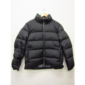 モンクレール MONCLER ダウンジャケット A00206596CO ジャガード ロゴ モノグラム 999 NERO インポートセレクト 22AW SIZE:L ⊥UF4001｜thrift-webshop