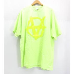 値下げ】VETEMENTS 21SS ANARCHY GOTHIC LOGO T-SHIRT ロゴ アナーキー
