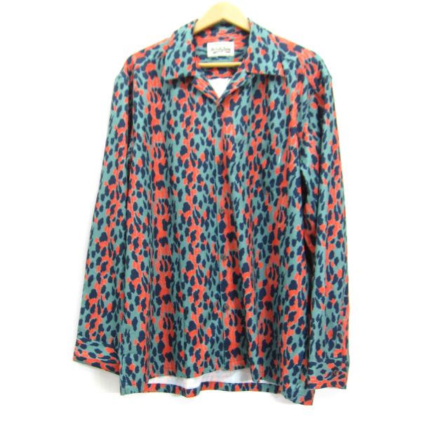 WACKO MARIA ワコマリア LEOPARD HAWAIIAN SHIRT レオパードアロハシ...