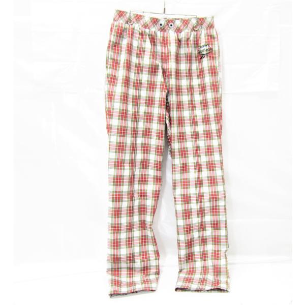 ※紐無し X-girl × Reebok PLAID PANTS SIZE:M レディース 衣類 □...