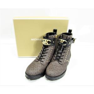 MICHAEL KORS マイケルコース Kincaid Leather Ankle Boot 49F1KIFE5L US6.5 24.5cm レディース ブーツ 靴 □UT9575｜thrift-webshop