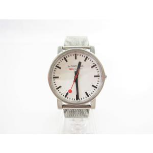 MONDAINE モンディーン Swiss Railway Watch メッシュブレスレット 腕時計 ∠UA9781