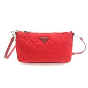 PRADA（プラダ） 新品同様 ストライプ ショルダーストラップ ナイロン
