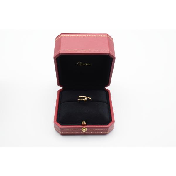 Cartier カルティエ K18YG イエローゴールド ジュスト アン クル リング スモール▽Y...