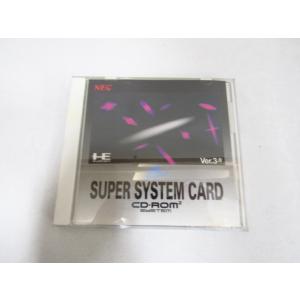 SUPER SYSTEM CARD CD・ROM?システム専用カード PCエンジン ビニールカードケ...