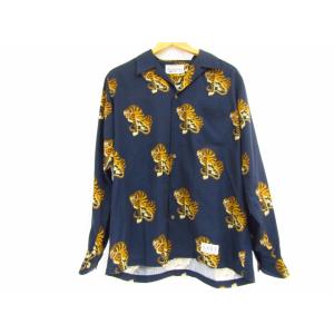 WACKO MARIA ワコマリア 18AW TIGER L/S HWAIIAN SHIRTS 虎柄...