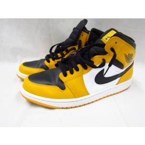 NIKE AIR JORDAN 1 MID “Taxi” 554724-701 29.0ｃｍ 中古品...