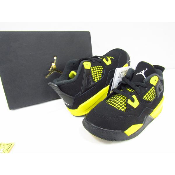 Nike TD Air Jordan 4 Retro &quot;Thunder&quot; BQ7670-017 ナイ...