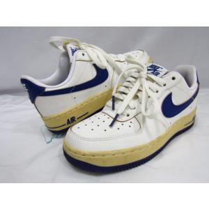 Nike Women's Air Force 1 '07 ナイキ エアフォース1 セイル/ロイヤルブルー FQ8103-133 23.0cm 本体のみ 中古品 ◆131193