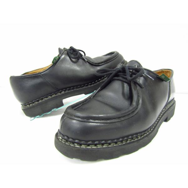 Paraboot パラブーツ ミカエル（MICHAEL）レザーシューズ チロリアンシューズ ブラック...