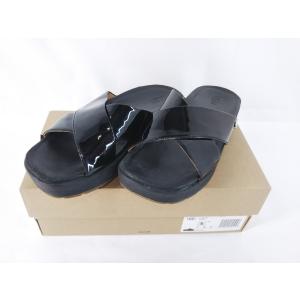 UGG WOMENS EMILY アグ サンダル レディース エミリー 1107896 クロスベルト フラット JP22.0cm ブラック