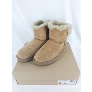 アグ UGG ショートブーツ ムートンブーツ 25.0cm 1012808 ナベア ムートン ベージュ レディース