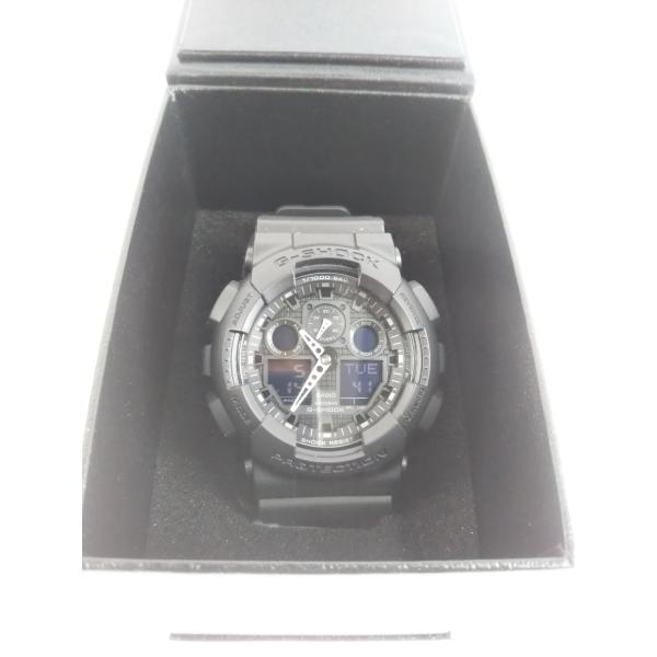 ジーショック　CASIO　カシオ　G-SHOCK　GA-100　腕時計　稼動　中古 箱あり