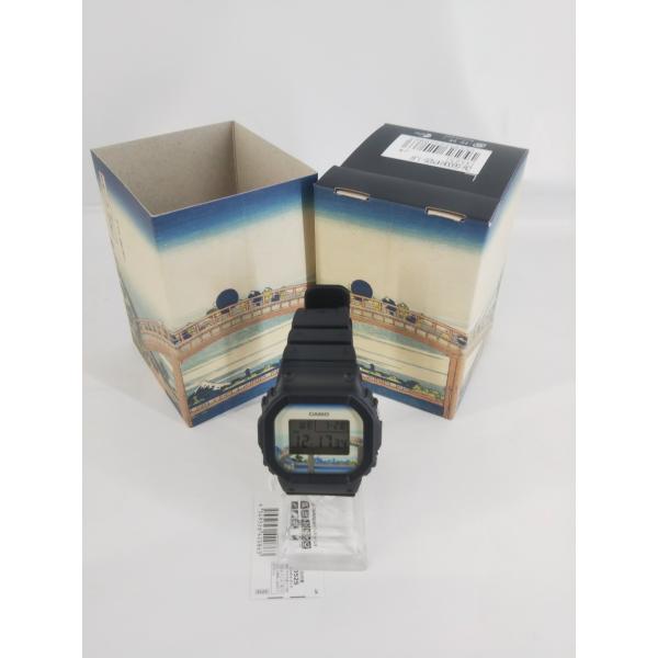 未使用/タグ付き/G-SHOCK DW-5600KHFM25-1JR 葛飾北斎 富嶽三十六景 コラボ...