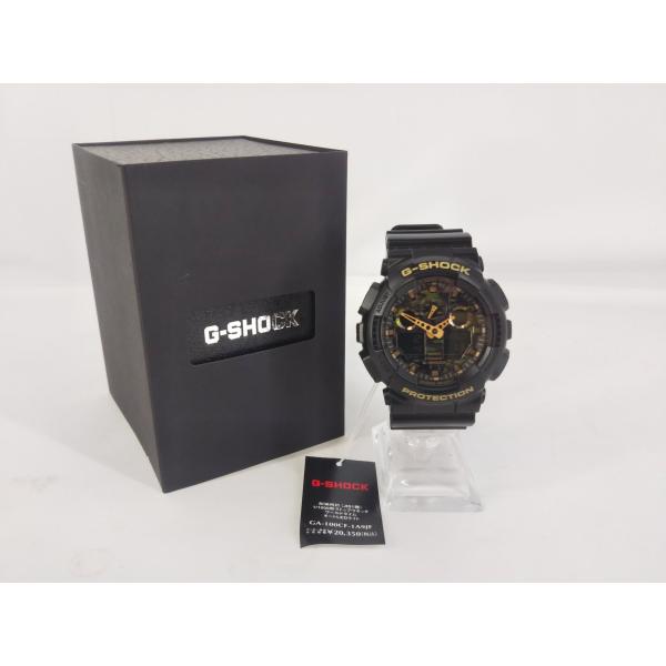 未使用品/G-SHOCK GA-100CF-1A9JF メンズ 腕時計 アナデジ ブラック ベージュ...