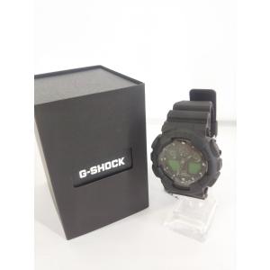 未使用/CASIO カシオ G-SHOCK Gショック BLACK AND ELECTRO GREEN GA-100BEG-1AJF ブラック&エレクトログリーン