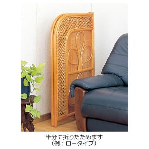 ラタンスクリーン ハイタイプ 2パネル B-2...の詳細画像2