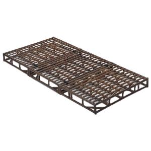 今枝商店 籐 すのこベッド 三分割タイプ シングル （ ラタン三つ折り