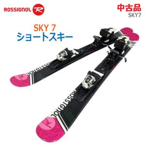 【中古】〇即納〇 ROSSIGNOL ショートスキー SKY7 ブラック/マゼンダ 99cm ビンディング付き 16-17 スキーボード スキー板 ★通常1〜2営業日以内に発送★｜thrifty