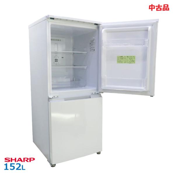 中古・設置込み SHARP 152L 2020年製 2ドア冷凍冷蔵庫 keyword SJ-15E8...