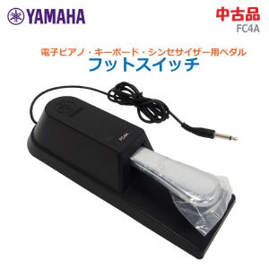 中古 YAMAHA フットスイッチ FC4A ブラック 電子ピアノ・キーボード・シンセサイザー用サスティンペダル｜thrifty