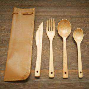 EAGLE Products イーグルプロダクツ Wooden Cutlery Set 木製カトラリーセットの商品画像
