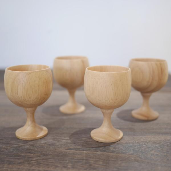 EAGLE Products イーグルプロダクツ Stemmed Wooden Cup 4pcs  ...