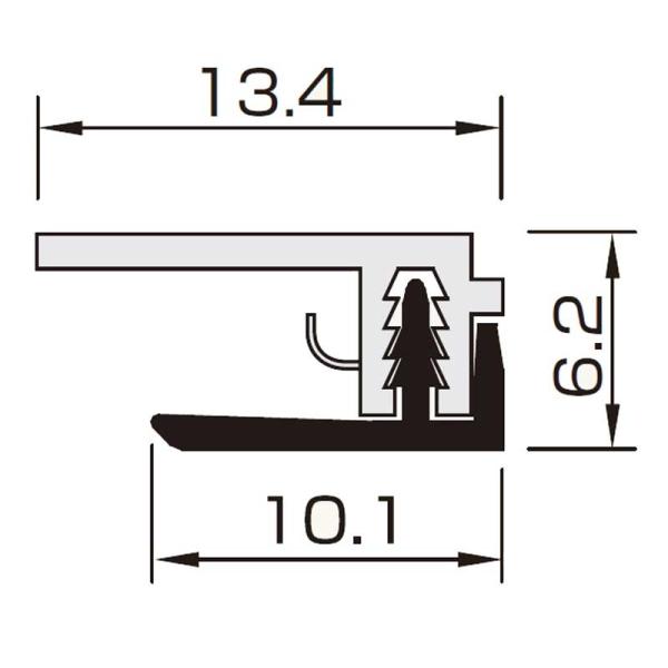 フクビ アルパレージ用　見切（セパレート型） 1本  内装  アルパレージ部材