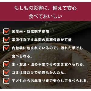 非常食 備蓄用 【水なし調理OK!長期保存可能...の詳細画像3